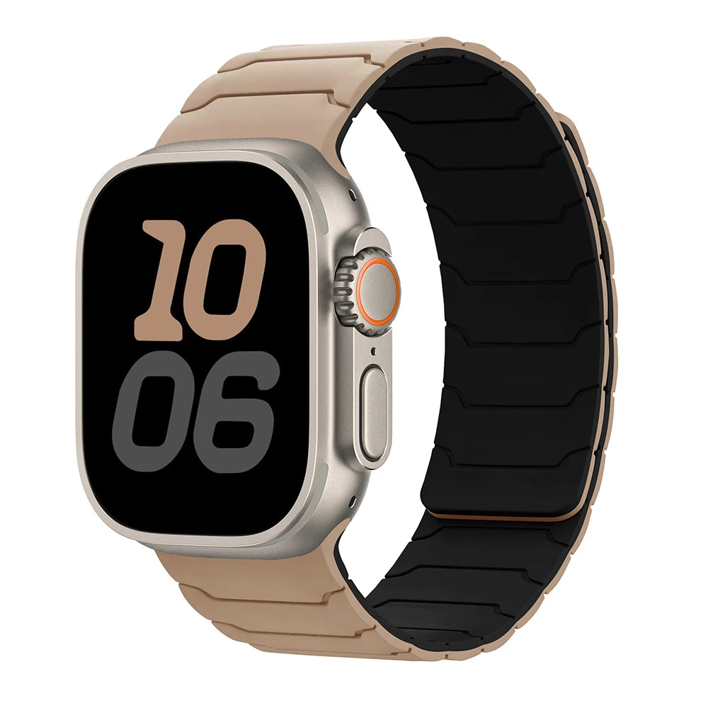 Magnetic Strap Bracelet for Smatwatch Apple - Silicone Bracelet Series 11 9 8 SE 10