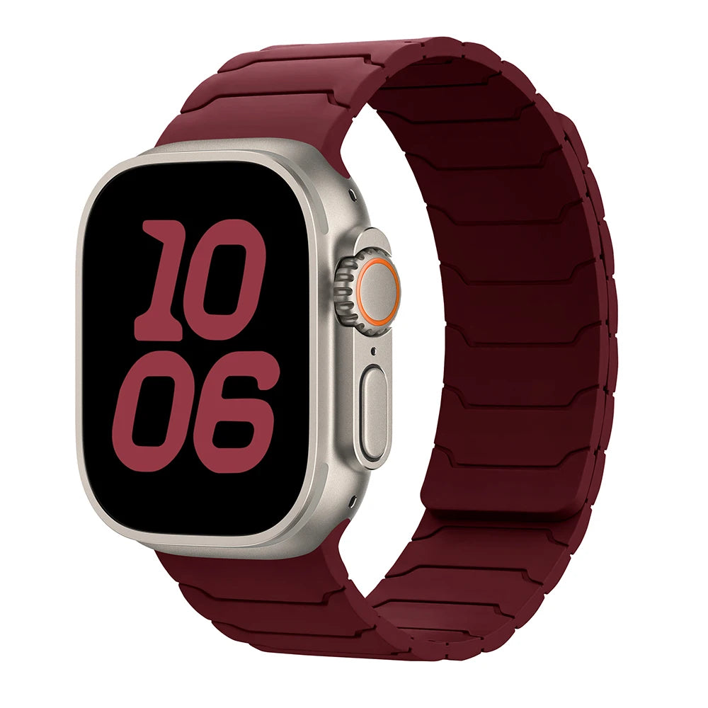 Magnetic Strap Bracelet for Smatwatch Apple - Silicone Bracelet Series 11 9 8 SE 10