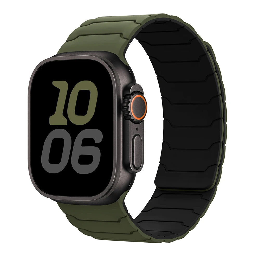 Magnetic Strap Bracelet for Smatwatch Apple - Silicone Bracelet Series 11 9 8 SE 10