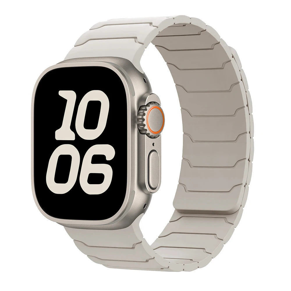 Magnetic Strap Bracelet for Smatwatch Apple - Silicone Bracelet Series 11 9 8 SE 10