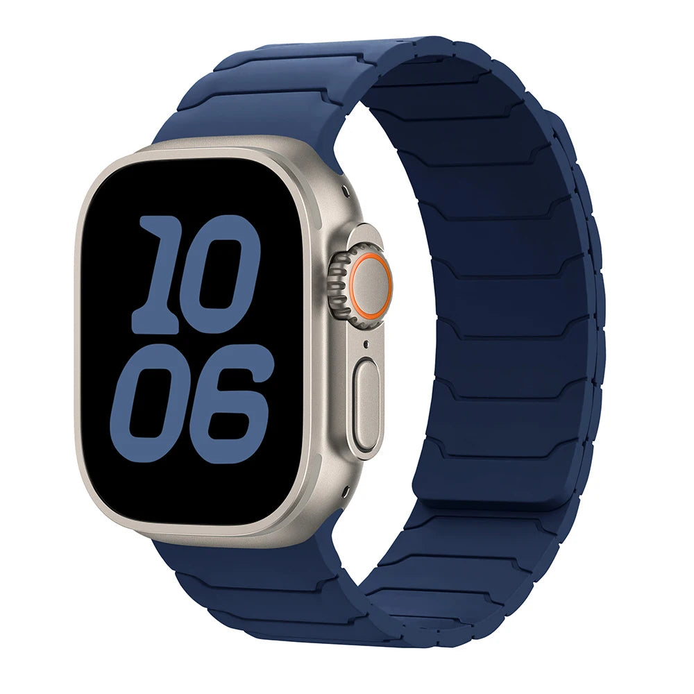 Magnetic Strap Bracelet for Smatwatch Apple - Silicone Bracelet Series 11 9 8 SE 10