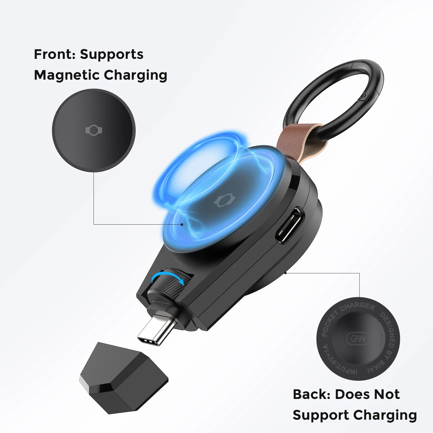 Magnetic Wireless Watch - SIKAI for Samsung Galaxy Classic8/5/5 Pro Samsung Galaxy Ultra7/6