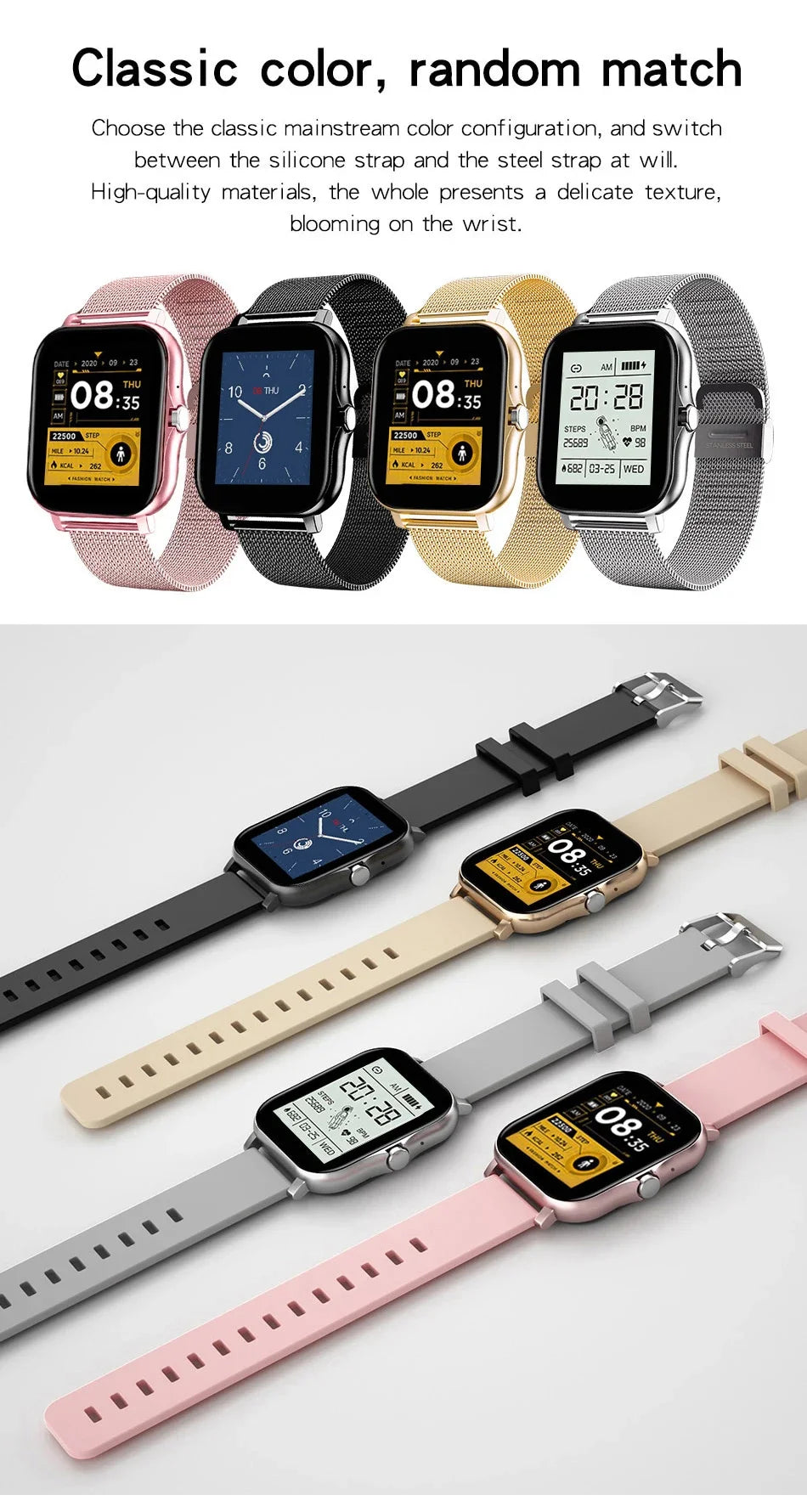 New Smart Watch Android IOS Phone