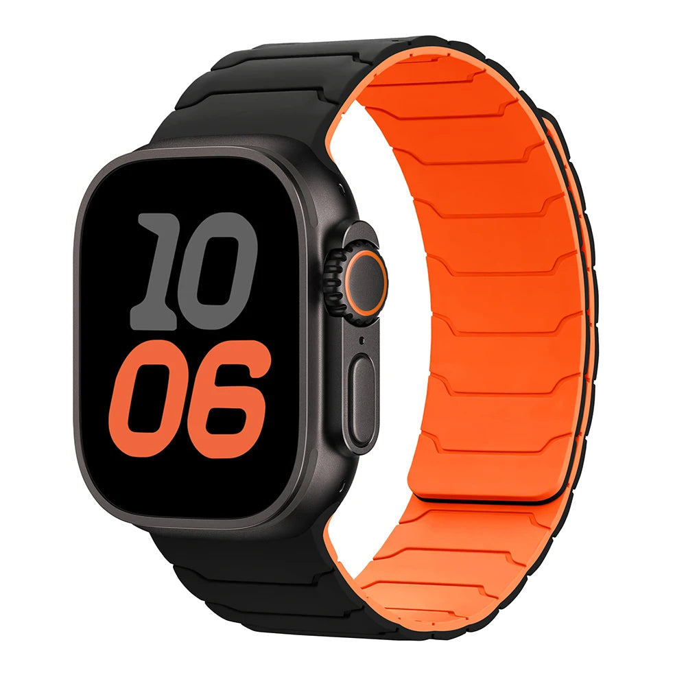 Magnetic Strap Bracelet for Smatwatch Apple - Silicone Bracelet Series 11 9 8 SE 10