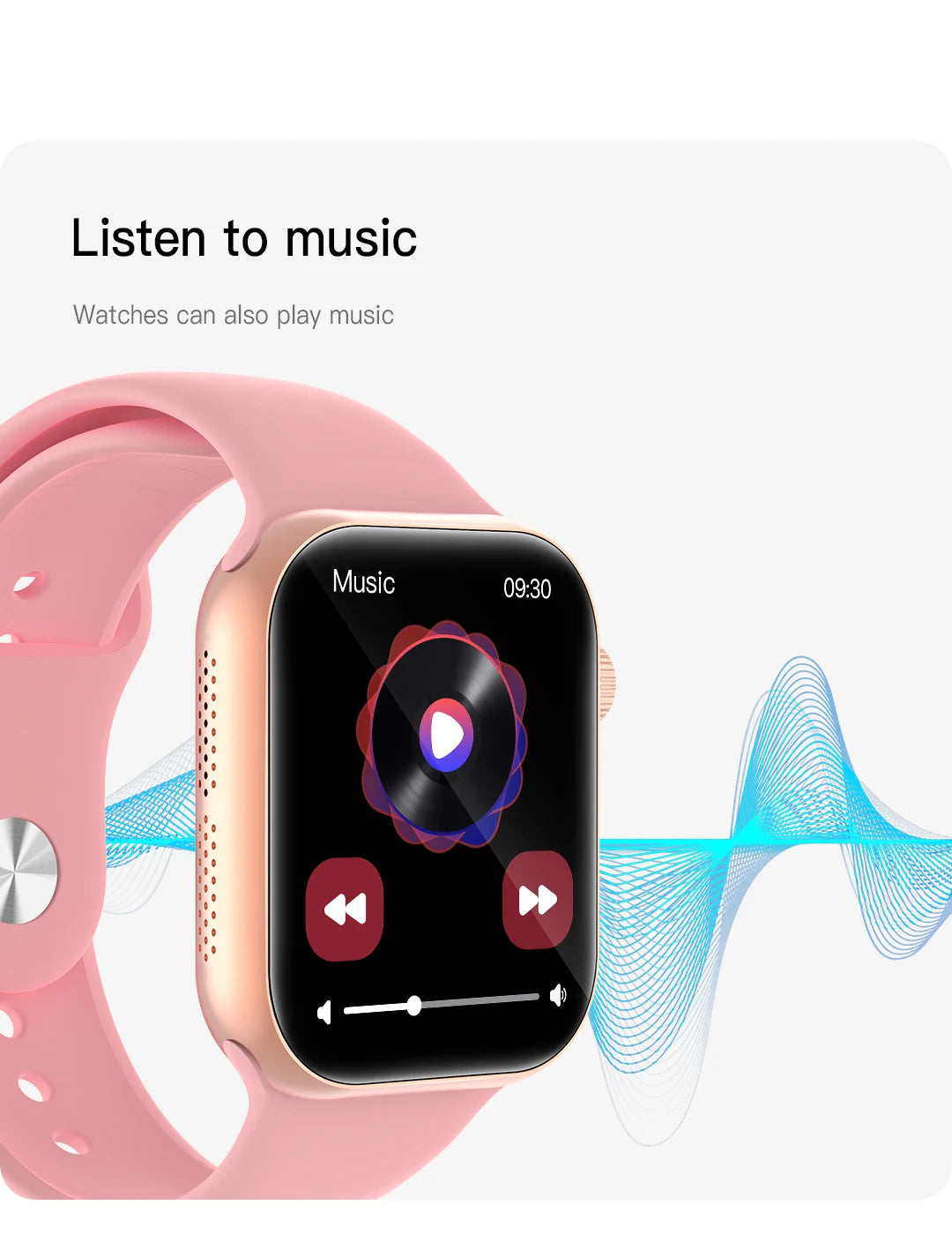 Smart Watch - compatible with Apple's Strap