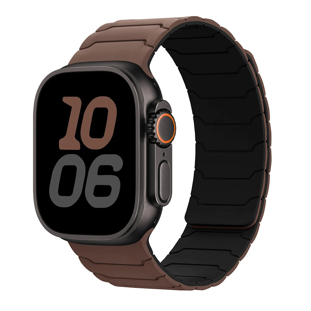Magnetic Strap Bracelet for Smatwatch Apple - Silicone Bracelet Series 11 9 8 SE 10