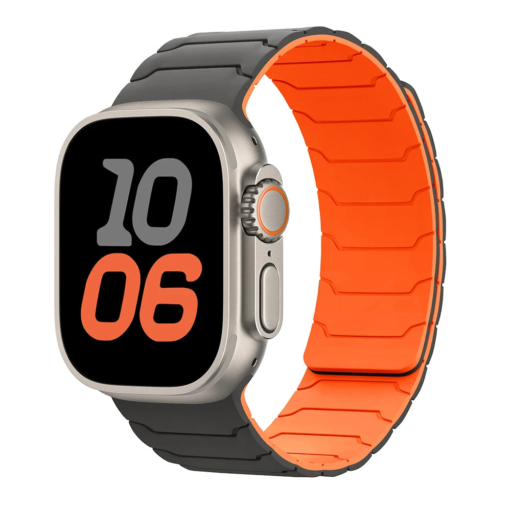 Magnetic Strap Bracelet for Smatwatch Apple - Silicone Bracelet Series 11 9 8 SE 10