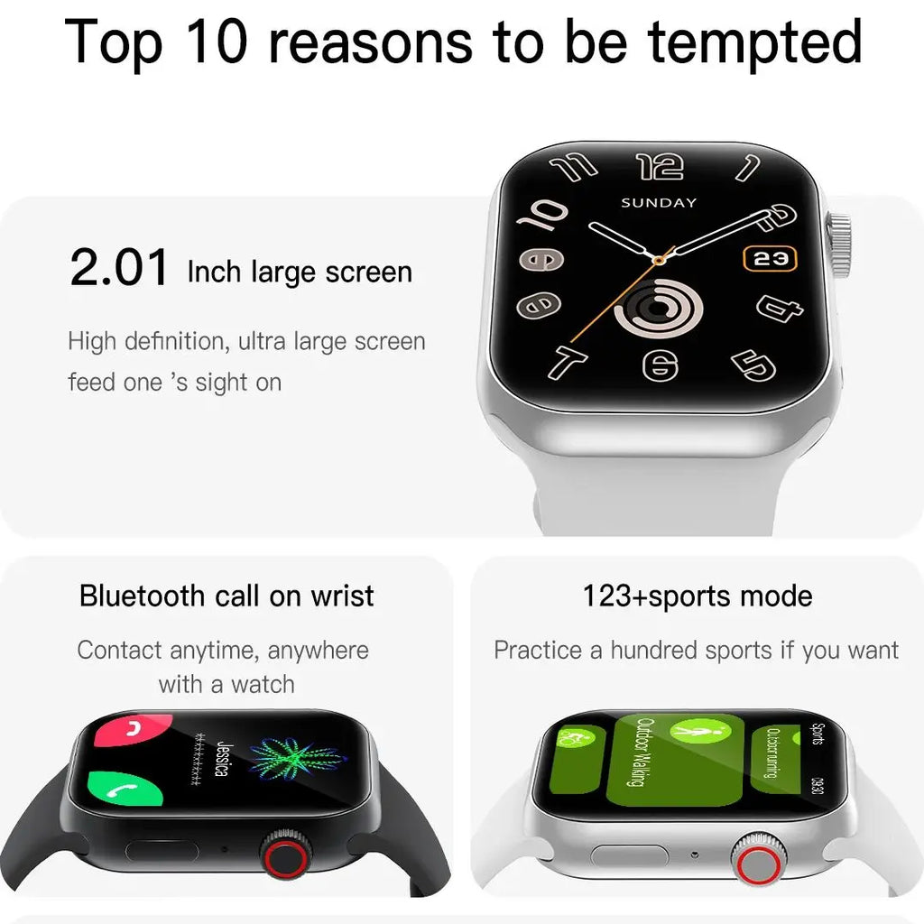 Smart Watch - compatible with Apple's Strap