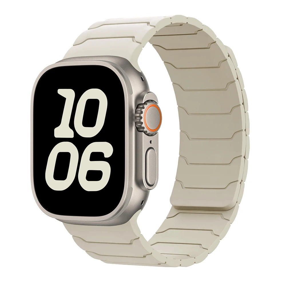 Magnetic Strap Bracelet for Smatwatch Apple - Silicone Bracelet Series 11 9 8 SE 10